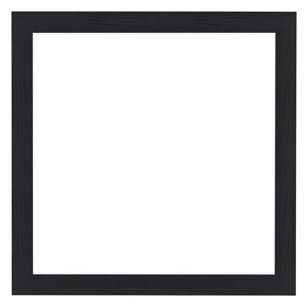 Bilderrahmen 50x50 cm - Schwarz Gemasert - MDF - Como