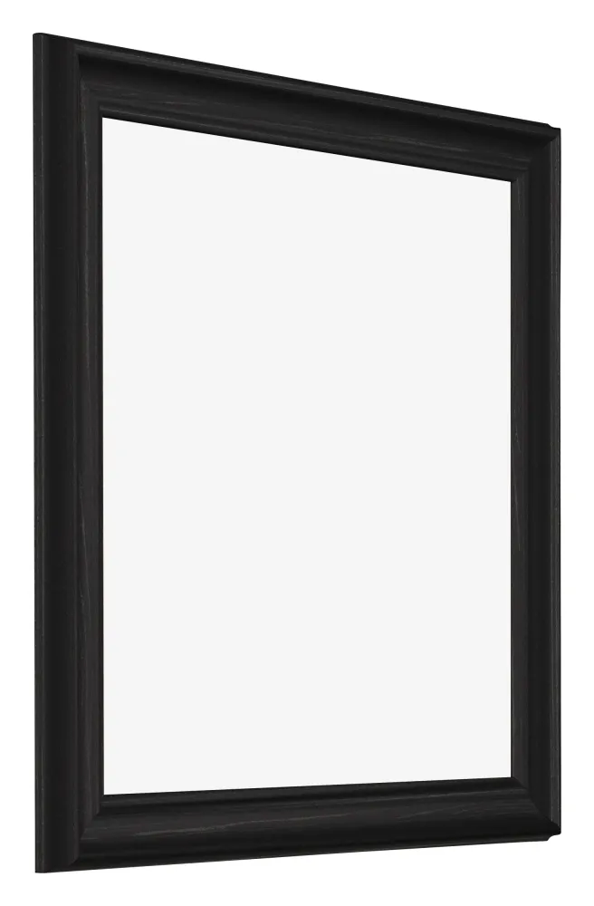 Bilderrahmen 50x50 cm - Schwarz Gemasert - MDF - Lazio