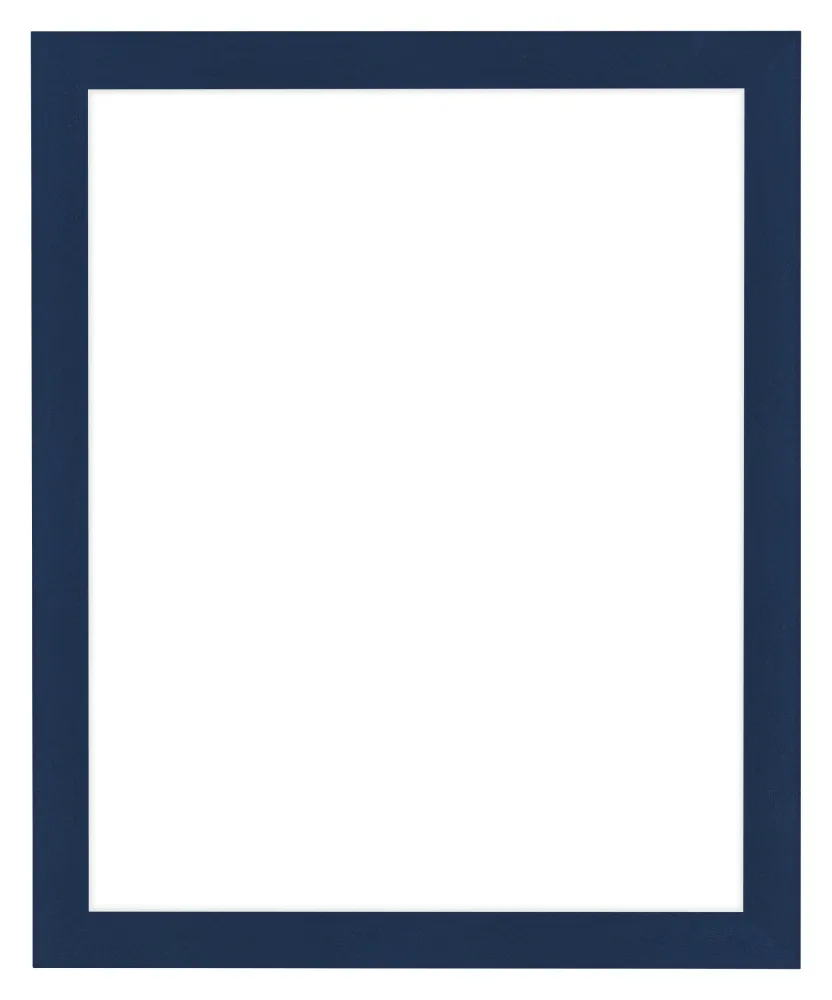Bilderrahmen 50x60 cm - Dunkelblau Gewischt - MDF - Como
