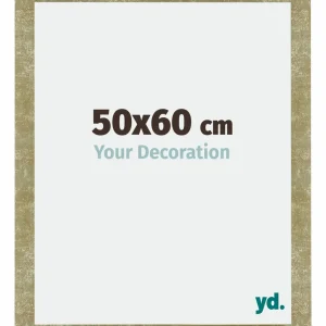 Bilderrahmen 50x60 cm - Gold Antik - MDF - Mura