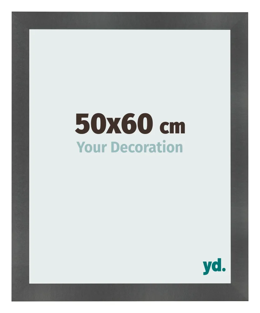 Bilderrahmen 50x60 cm - Schwarz Matt - MDF - Pisa