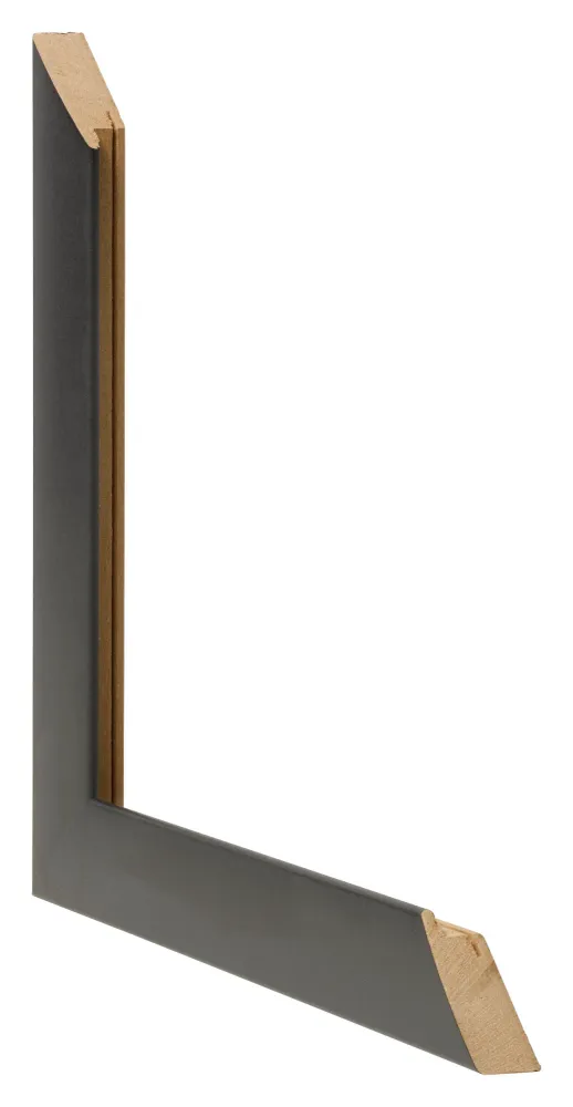 Bilderrahmen 50x60 cm - Schwarz Matt - MDF - Pisa
