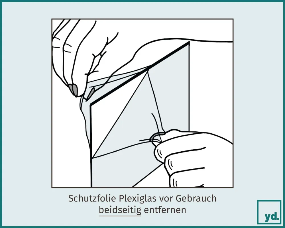 Bilderrahmen 50x60 cm - Silber Matt - MDF - Mura