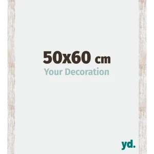 Bilderrahmen 50x60 cm - White Wash - MDF - Catania