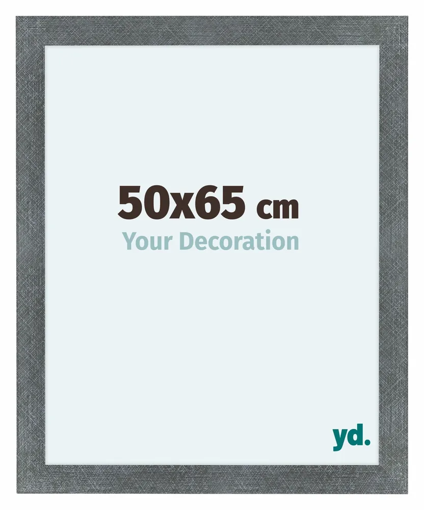 Bilderrahmen 50x65 cm - Eisen Gewischt - MDF - Como