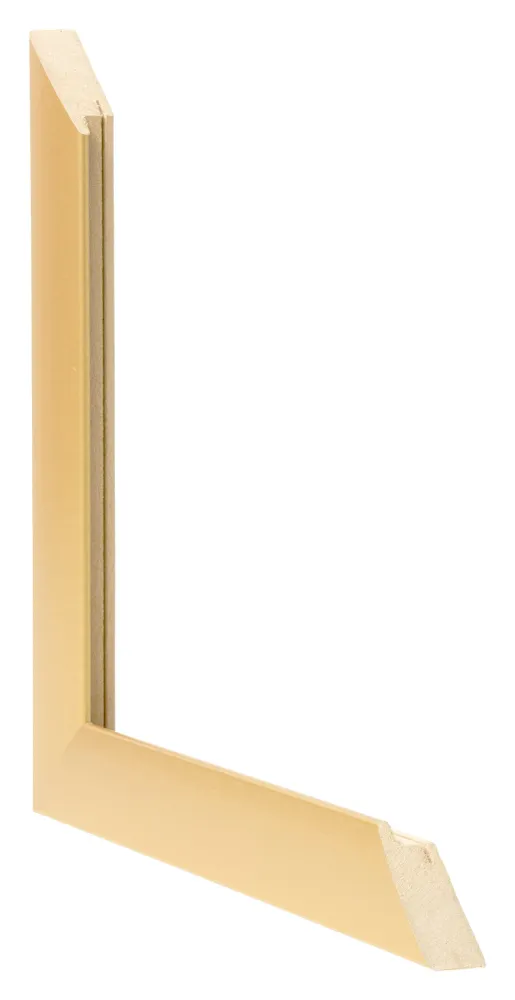 Bilderrahmen 50x65 cm - Gold Matt - MDF - Pisa