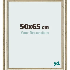 Bilderrahmen 50x65 cm - Metallglanz - MDF - Lazio