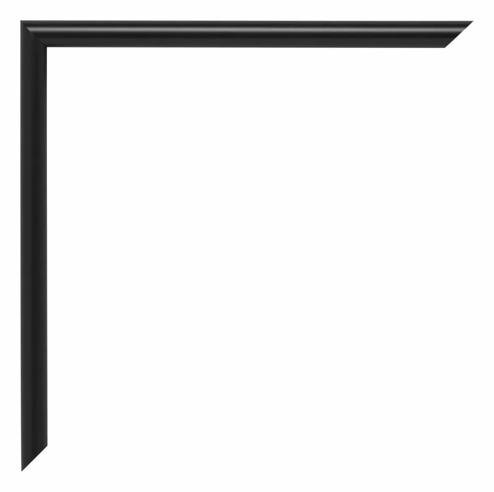 Bilderrahmen 50x65 cm - Schwarz Hochglanz - Kunststoff - Annecy