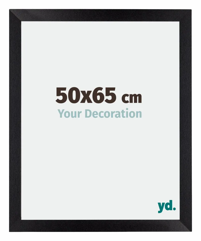 Bilderrahmen 50x65 cm - Schwarz Matt - MDF - Mura