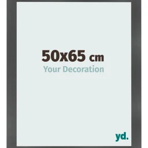 Bilderrahmen 50x65 cm - Schwarz Matt - MDF - Pisa