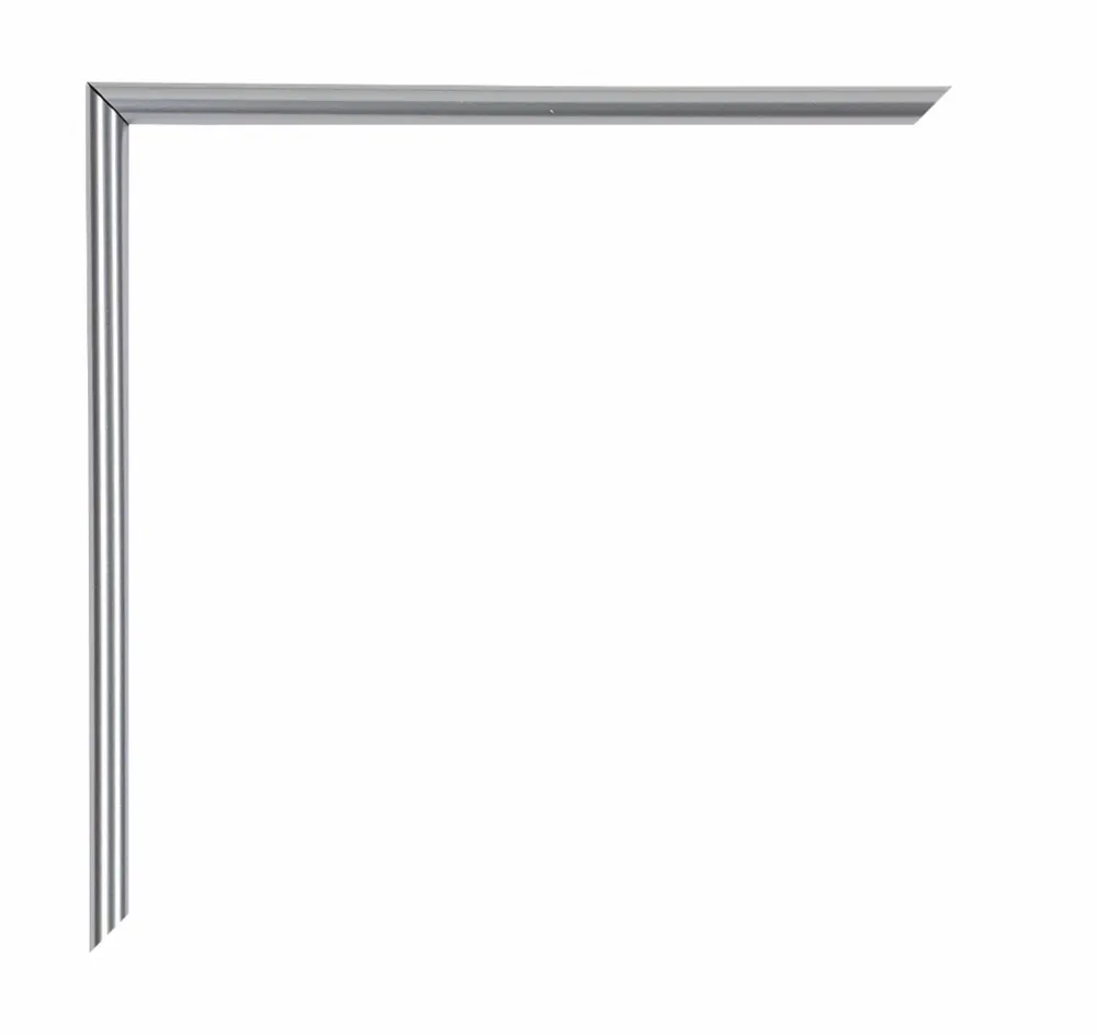 Bilderrahmen 50x65 cm - Silber Hochglanz - Kunststoff - Annecy