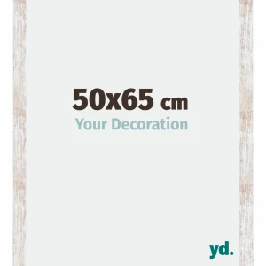 Bilderrahmen 50x65 cm - White Wash - MDF - Catania
