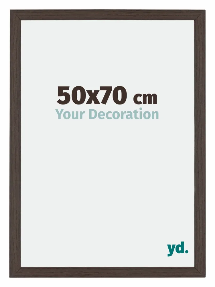 Bilderrahmen 50x70 cm - Eiche Dunkel - MDF - Mura