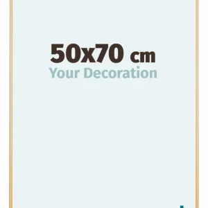 Bilderrahmen 50x70 cm - Gold Vintage - Aluminium - Kent