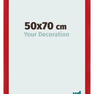 Bilderrahmen 50x70 cm - Rot - MDF - Pisa