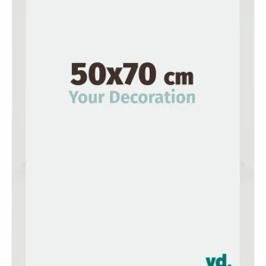 Bilderrahmen 50x70 cm - Weiss Matt - MDF - Mura