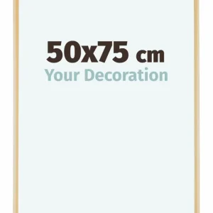 Bilderrahmen 50x75 cm - Gold Vintage - Aluminium - Kent