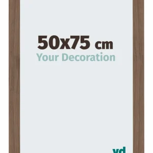 Bilderrahmen 50x75 cm - Nussbaum Dunkel - MDF - Mura
