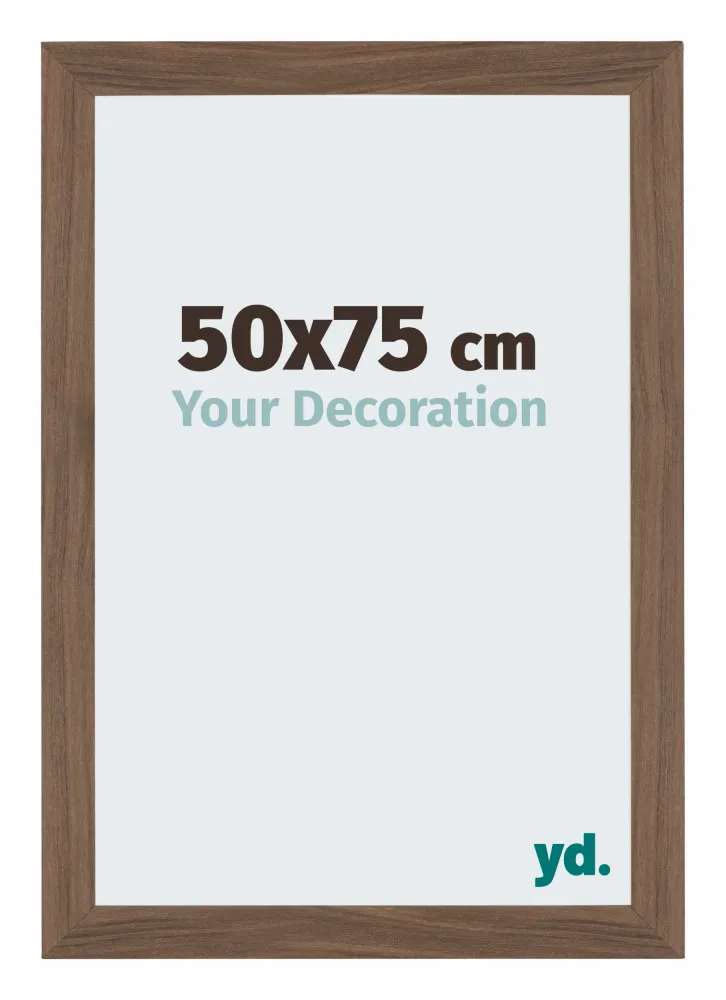 Bilderrahmen 50x75 cm - Nussbaum Dunkel - MDF - Mura