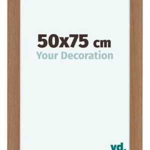 Bilderrahmen 50x75 cm - Nussbaum Hell - MDF - Como