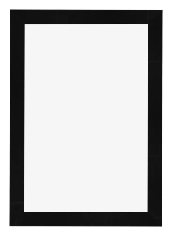 Bilderrahmen 50x75 cm - Schwarz Hochglanz - MDF - Pisa
