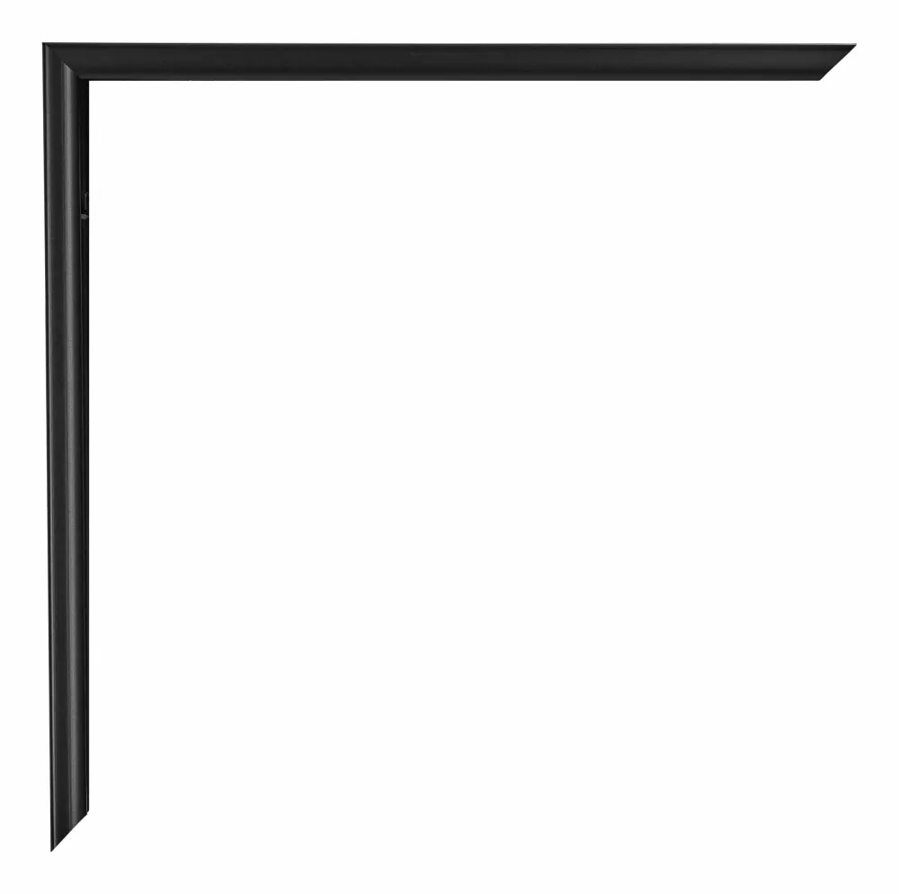 Bilderrahmen 50x75 cm - Schwarz Matt - Kunststoff - Evry