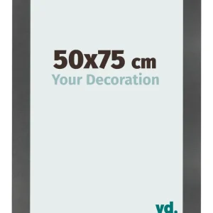 Bilderrahmen 50x75 cm - Schwarz Matt - MDF - Pisa