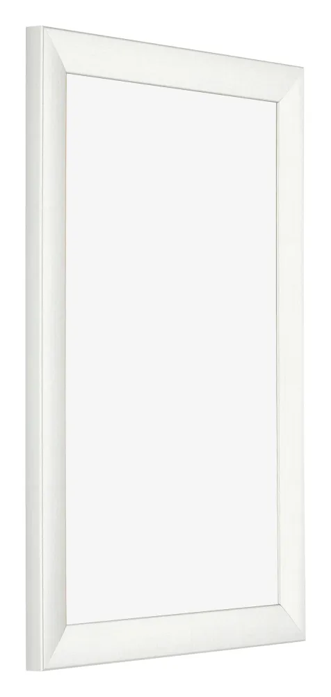 Bilderrahmen 50x75 cm - Weiß Gemasert - MDF - Pisa