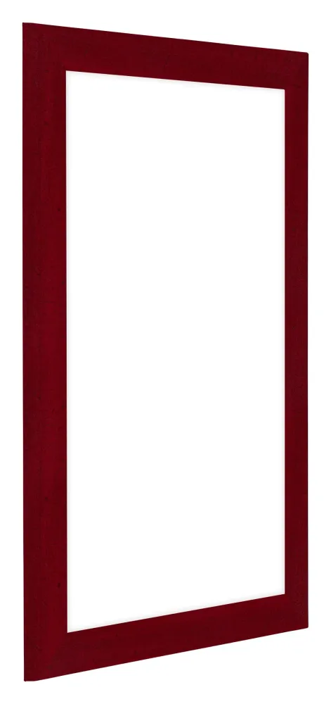 Bilderrahmen 50x75 cm - Weinrot Gewischt - MDF - Como