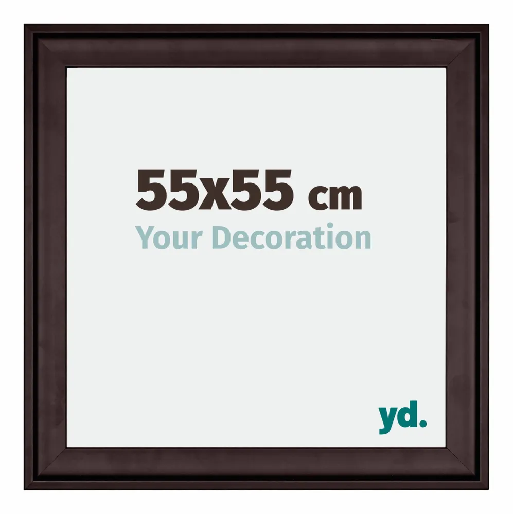Bilderrahmen 55x55 cm - Braun - Holz - Birmingham