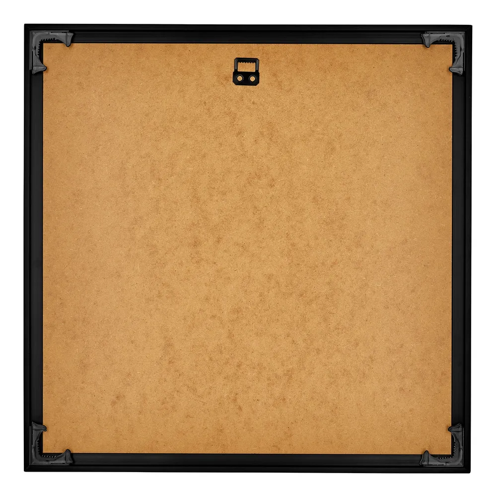 Bilderrahmen 55x55 cm - Schwarz Matt - Kunststoff - Bordeaux