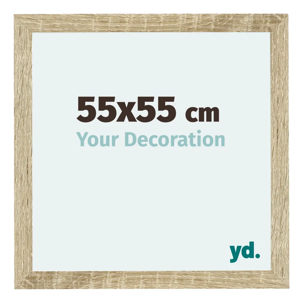 Bilderrahmen 55x55 cm - Sonoma Eiche - MDF - Mura