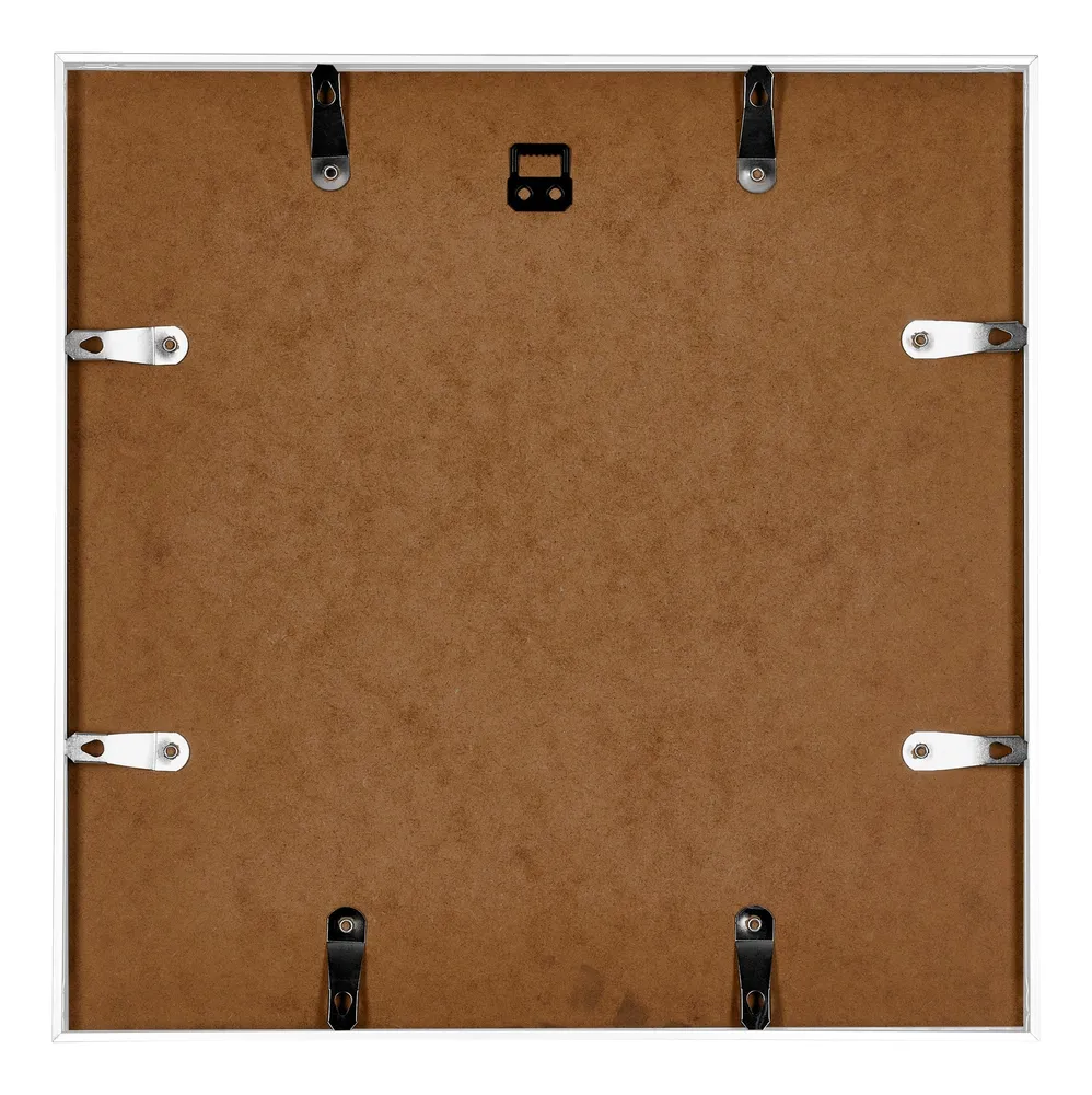 Bilderrahmen 55x55 cm - Weiss Hochglanz - Aluminium - Kent