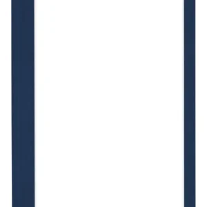 Bilderrahmen 55x65 cm - Dunkelblau Gewischt - MDF - Como