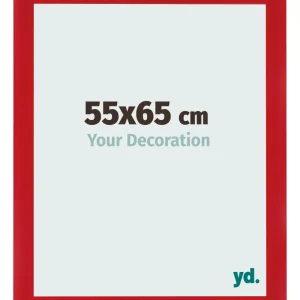 Bilderrahmen 55x65 cm - Rot - MDF - Pisa