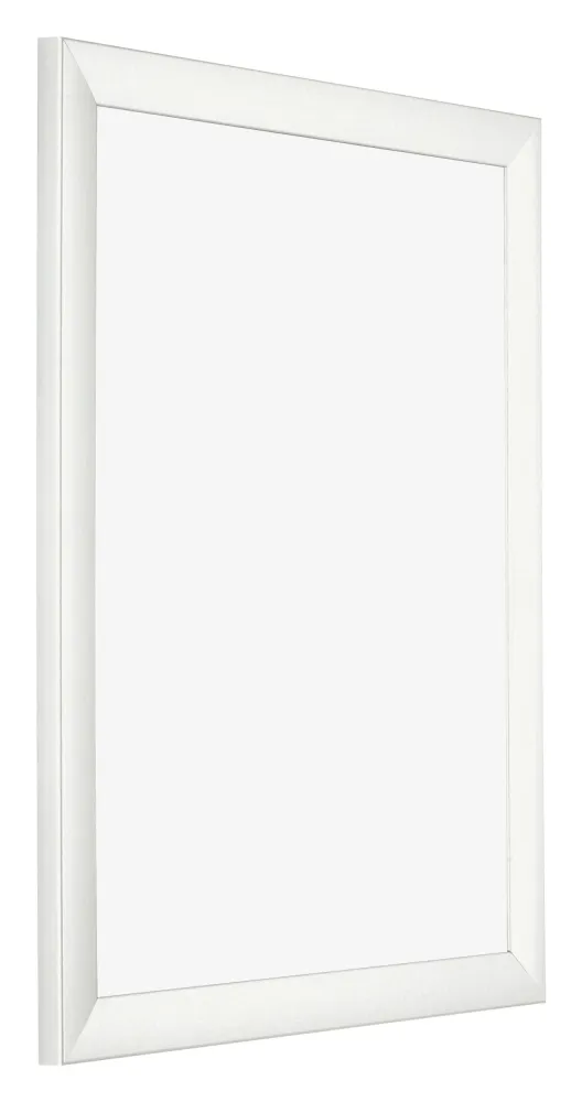 Bilderrahmen 55x65 cm - Weiß Gemasert - MDF - Pisa