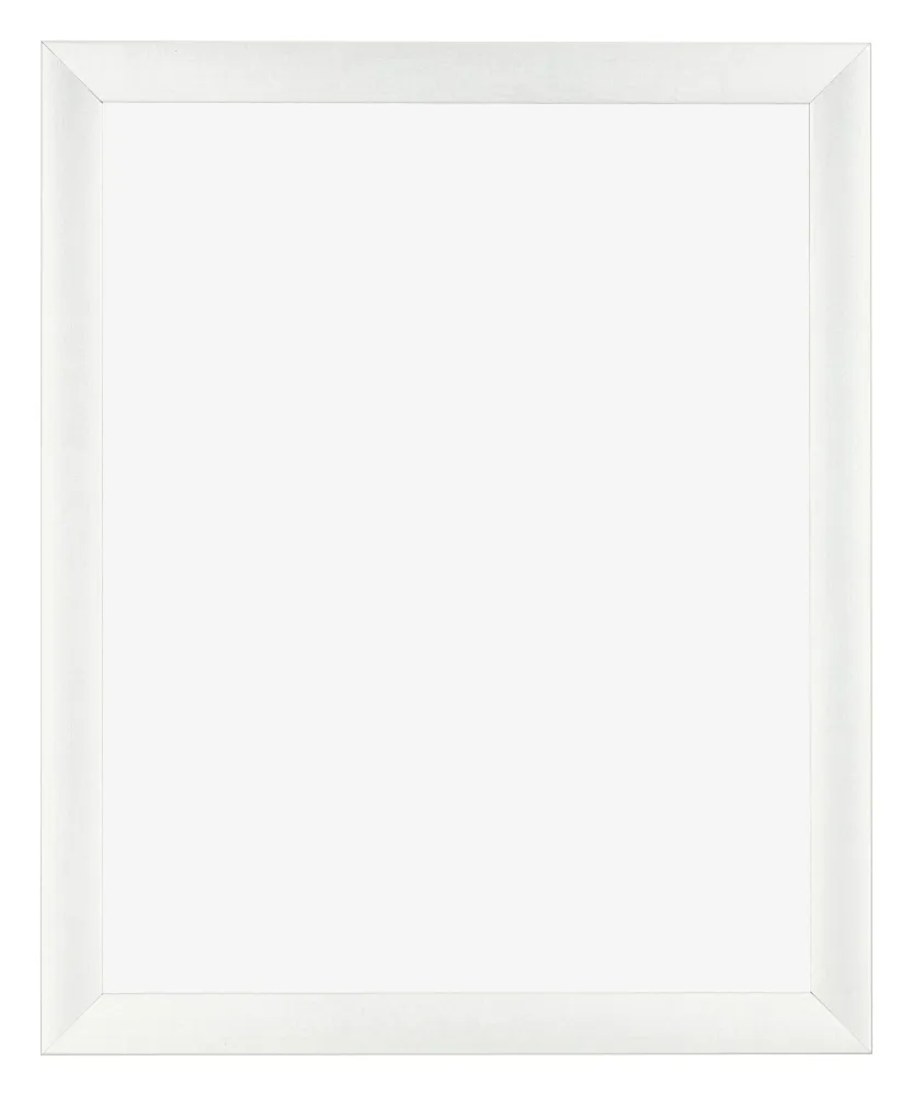 Bilderrahmen 55x65 cm - Weiß Gemasert - MDF - Pisa
