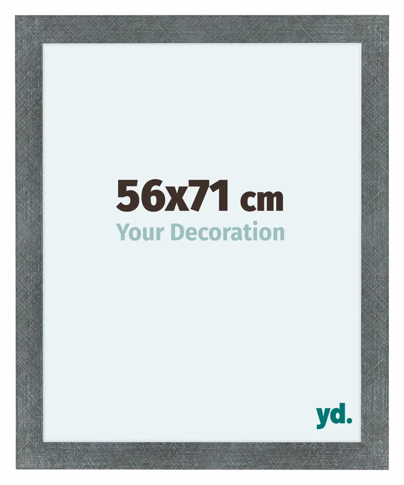 Bilderrahmen 56x71 cm - Eisen Gewischt - MDF - Como