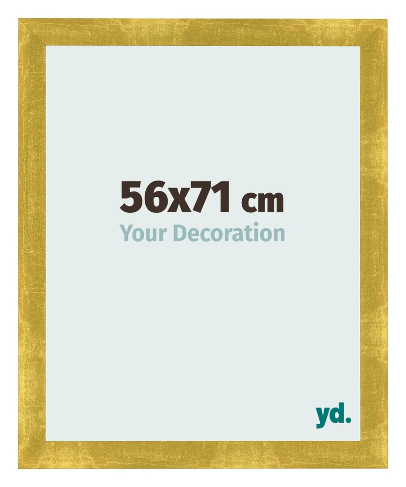 Bilderrahmen 56x71 cm - Gold Vintage - MDF - Pisa