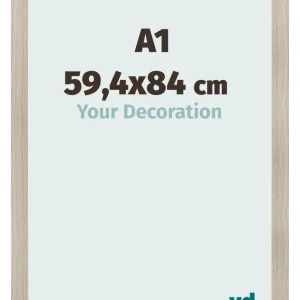 Bilderrahmen A1 - 59,4x84 cm - Eiche Hell - MDF - Pisa