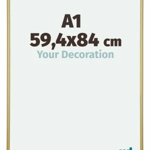 Bilderrahmen A1 - 59,4x84 cm - Gold - Kunststoff - Annecy