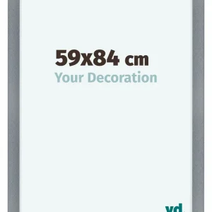 Bilderrahmen 59x84 cm - Aluminium - Gebürstet - MDF - Como