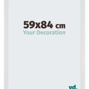Bilderrahmen 59x84 cm - Aluminium - Gebürstet - MDF - Mura