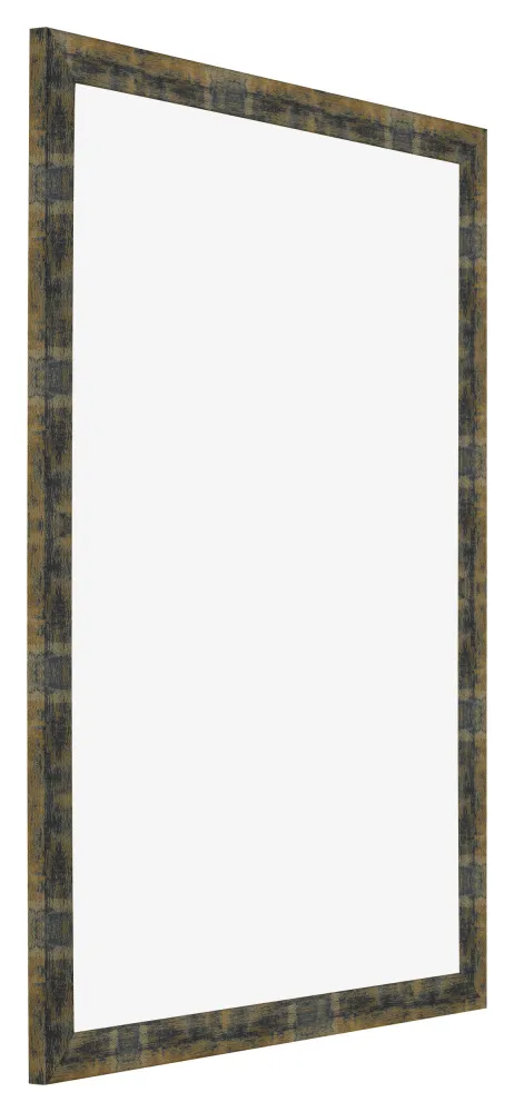 Bilderrahmen 59x84 cm - Blau Gold Meliert - MDF - Pisa