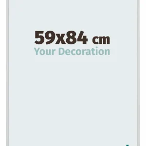 Bilderrahmen 59x84 cm - Silber Matt - Aluminium - Miami
