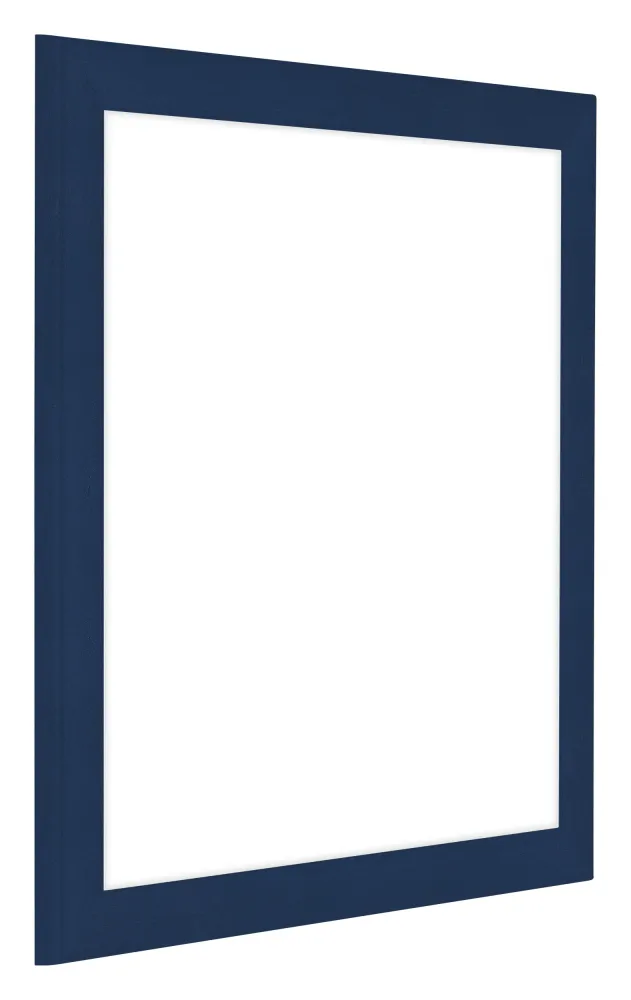 Bilderrahmen 60x60 cm - Dunkelblau Gewischt - MDF - Como