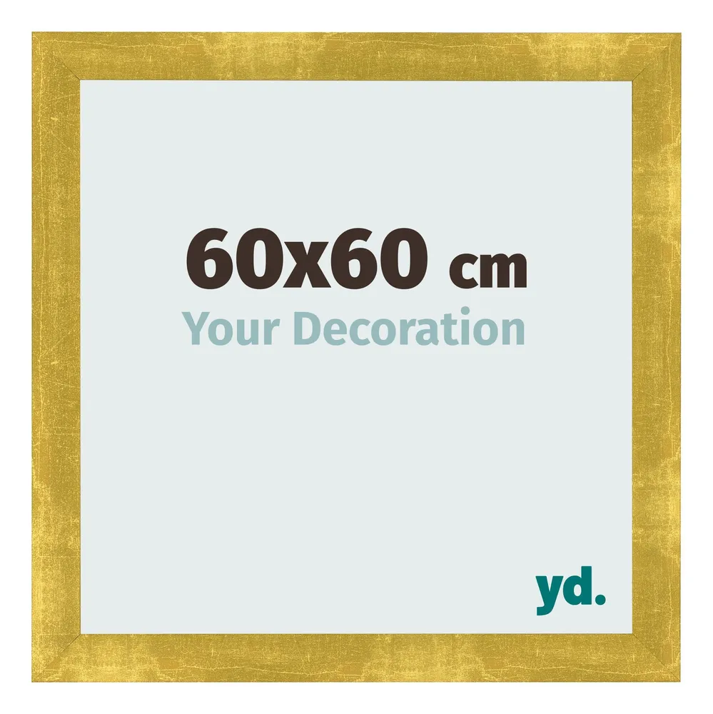Bilderrahmen 60x60 cm - Gold Vintage - MDF - Pisa