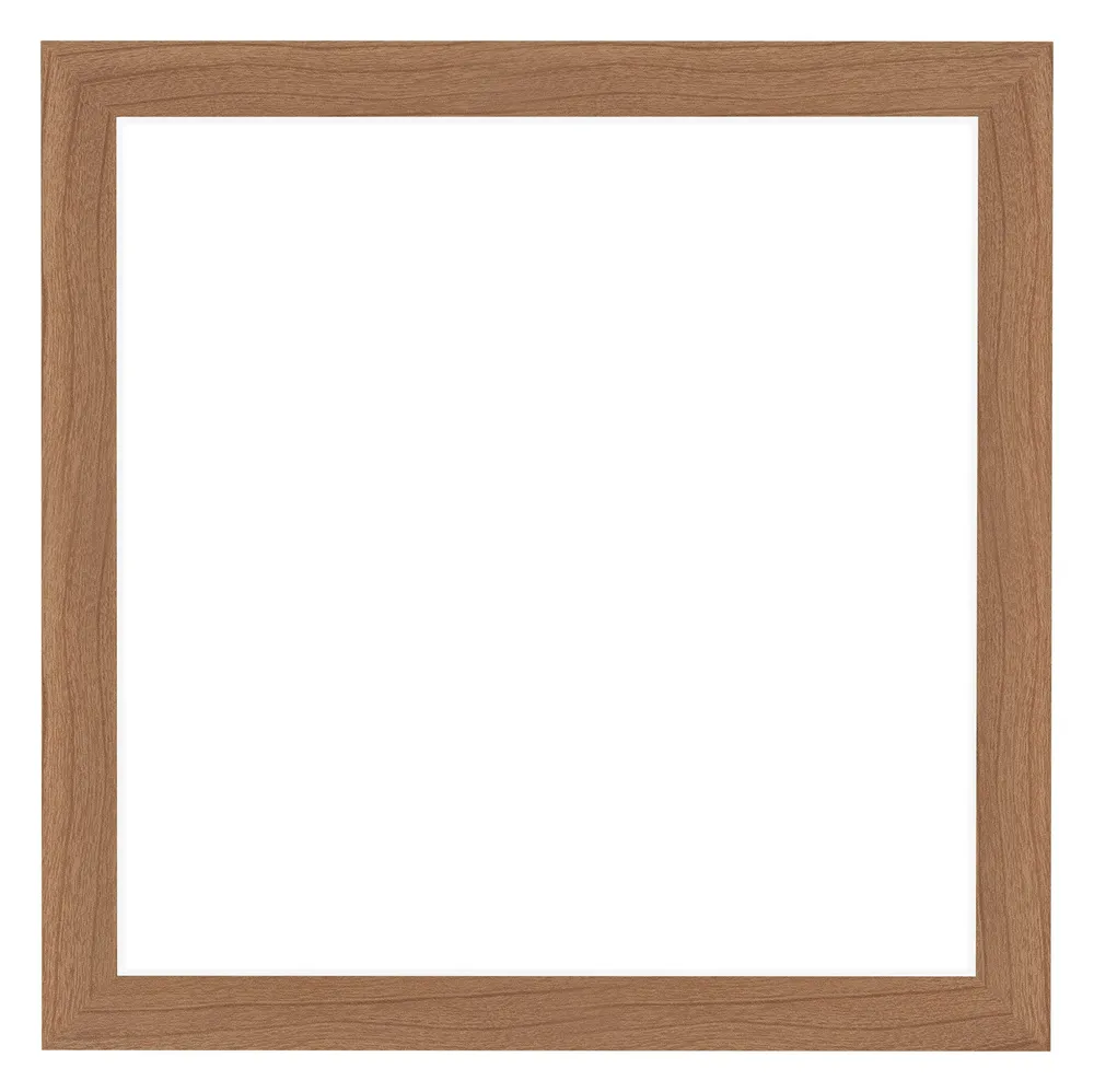 Bilderrahmen 60x60 cm - Nussbaum Hell - MDF - Como