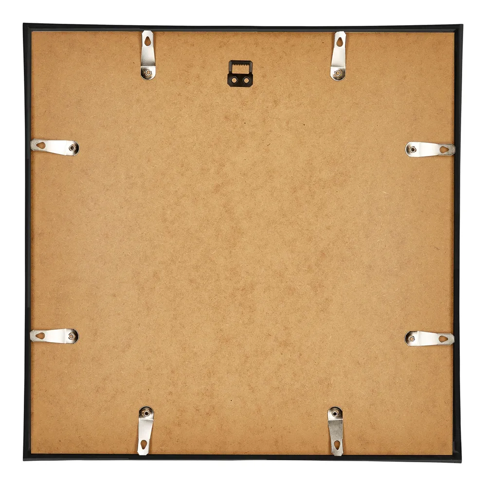 Bilderrahmen 60x60 cm - Schwarz Matt - Kunststoff - Annecy