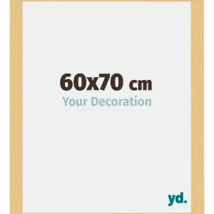 Bilderrahmen 60x70 cm - Buche Dekor - MDF - Mura